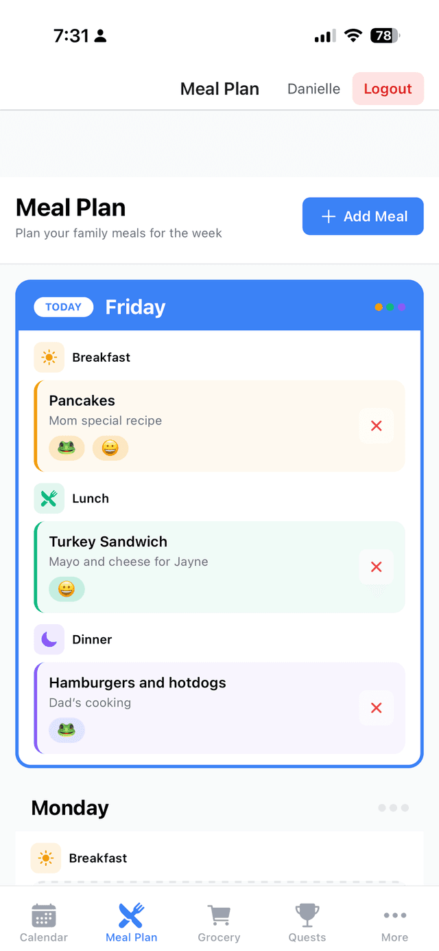 Meal Planning